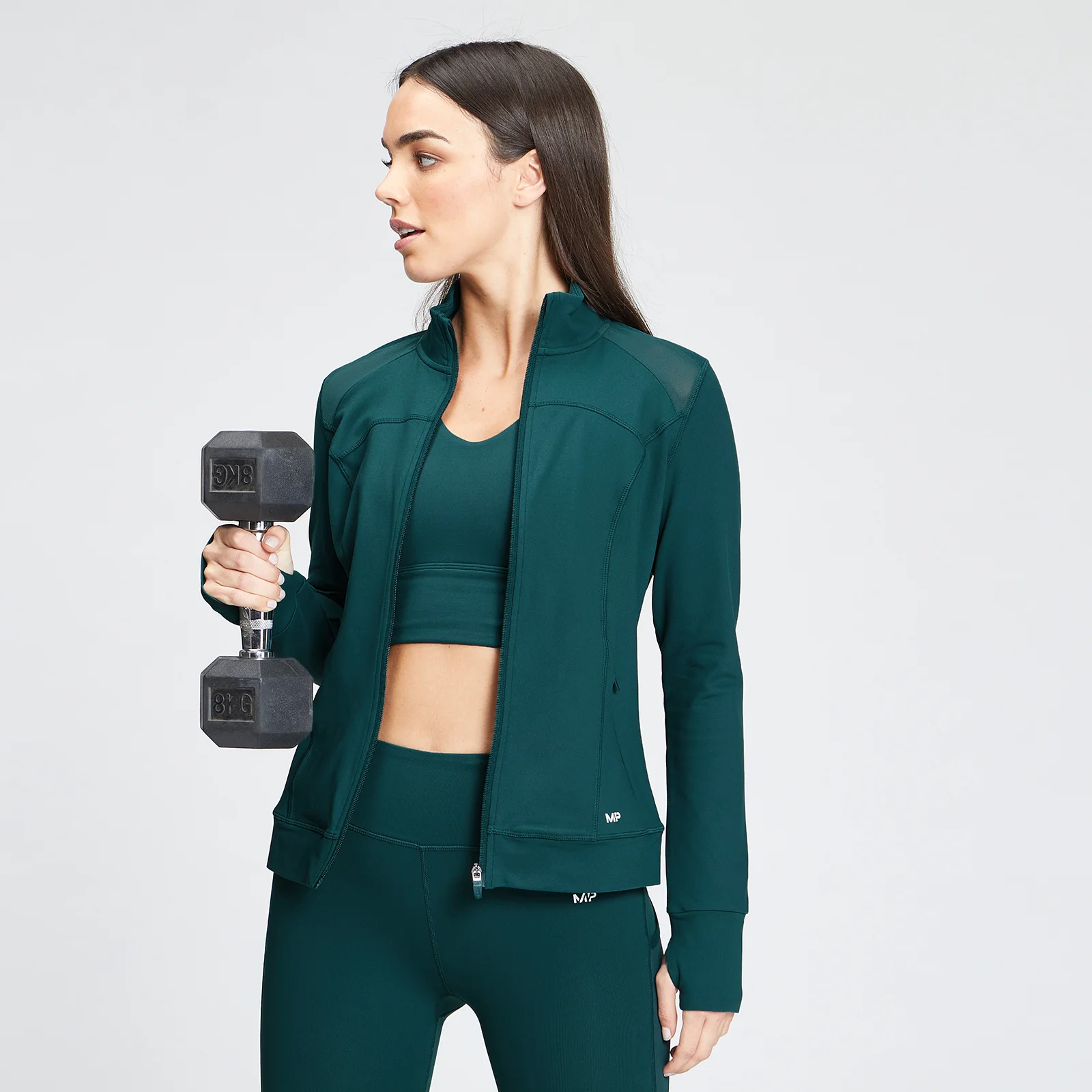 MP moteriška striukė Power Mesh - Deep Teal - XXS vaizdas 1