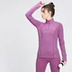 MP Moteriška viršutinė dalis su užtrauktuku "Power 1/4 Zip" - Orchid
