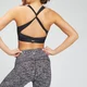 MP Moteriška sportinė liemenėlė "Power Cross Back" - Black Space Dye