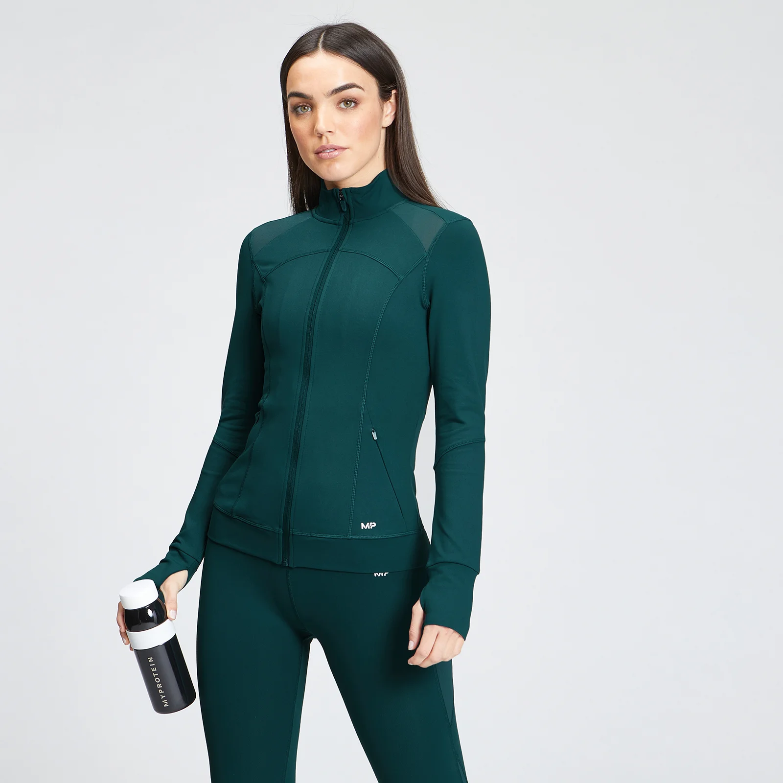 MP Moteriška "Power Mesh Slim Fit" striukė - Deep Teal - XXS vaizdas 1