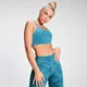 MP Moterų treniruočių sportinė liemenėlė "Racer Back" - Ocean Blue