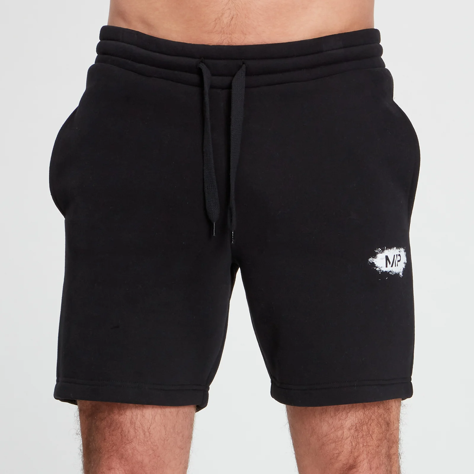 MP Men's Chalk Graphic Shorts - Black - XXS vaizdas 1