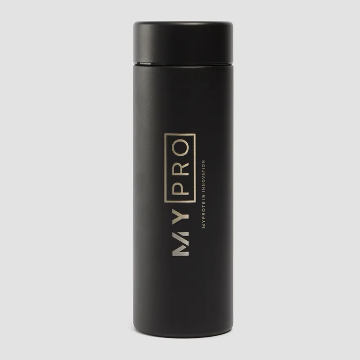 „MYPRO“ didelis metalinis vandens butelis – Juoda – 750 ml