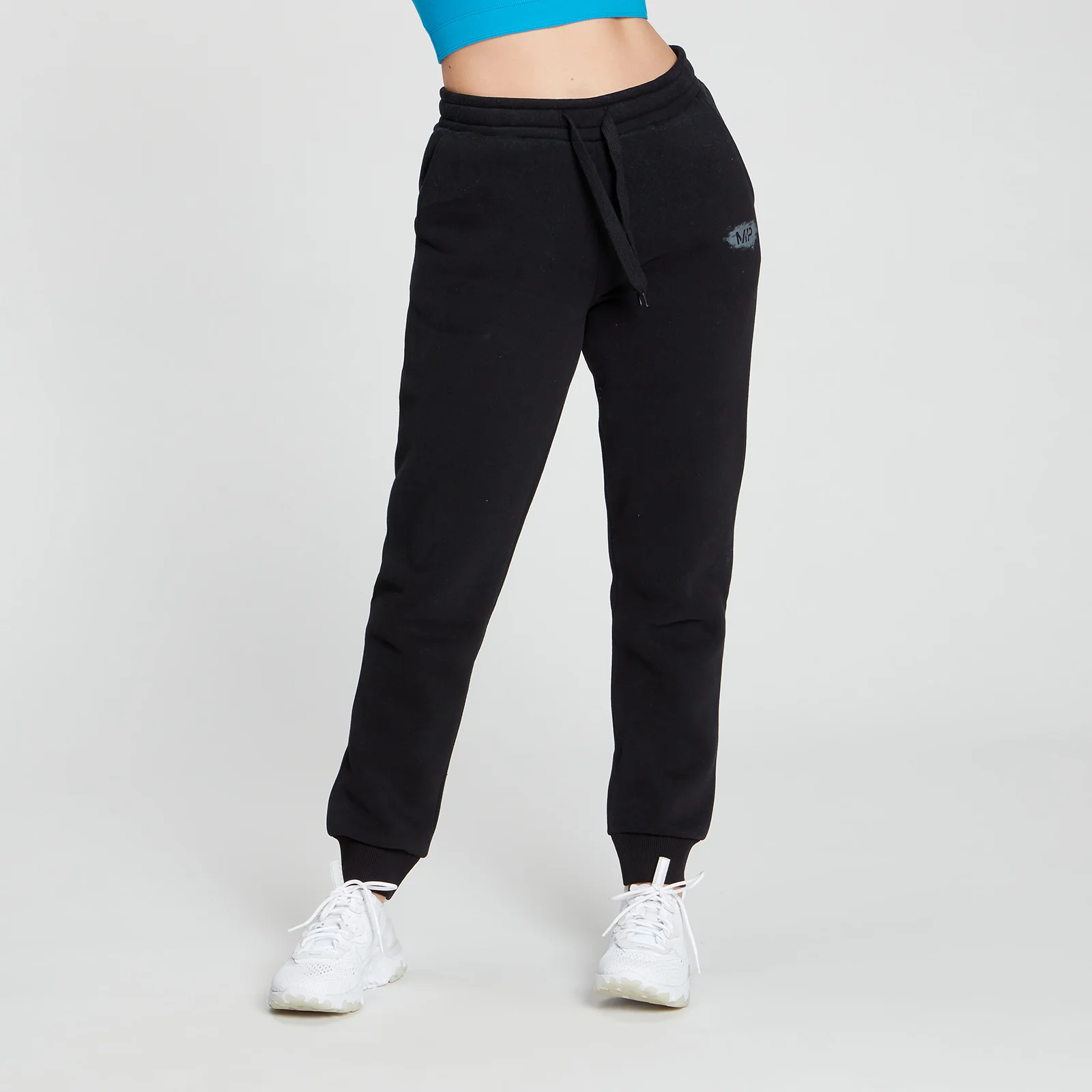 MP Women's Chalk Graphic Joggers - Black - XXS vaizdas 1