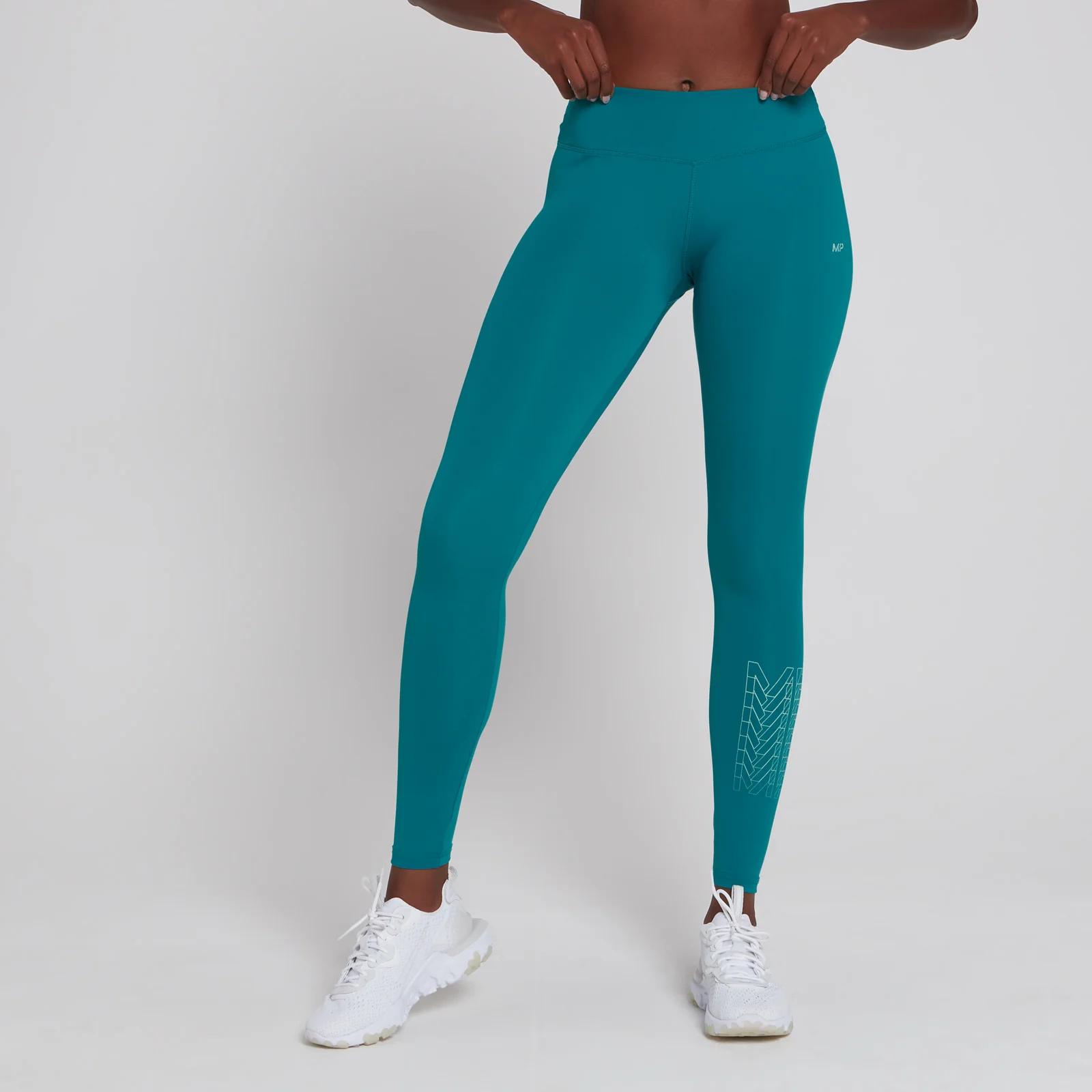 MP Women's Repeat MP Training Leggings - Teal - XXS vaizdas 1