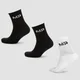 "MP Men's Essentials Crew" kojinės - juodos/baltos (3 pakuotės)