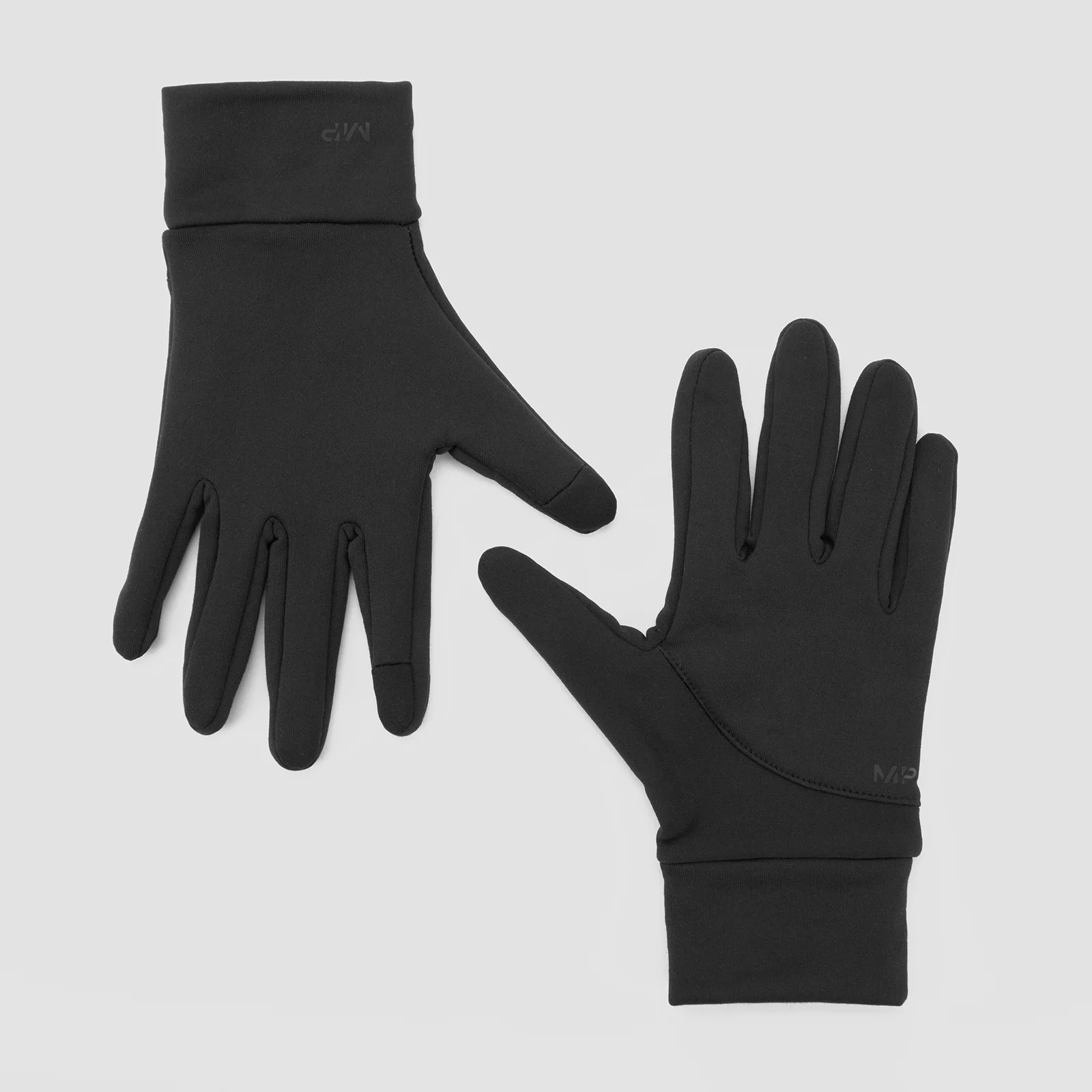 MP Reflective Running Gloves - Black - S/M vaizdas 1