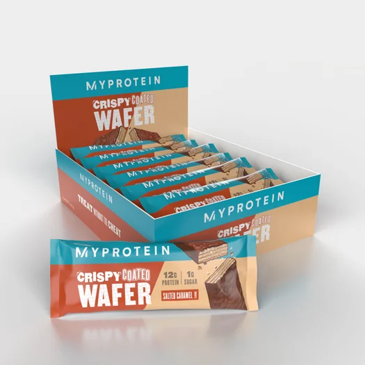 Traškus aplietas vaflis - 12x40g - Sūdytos karamelės