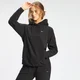 MP Moteriška Essential Fleece striukė su gobtuvu per galvą - juoda