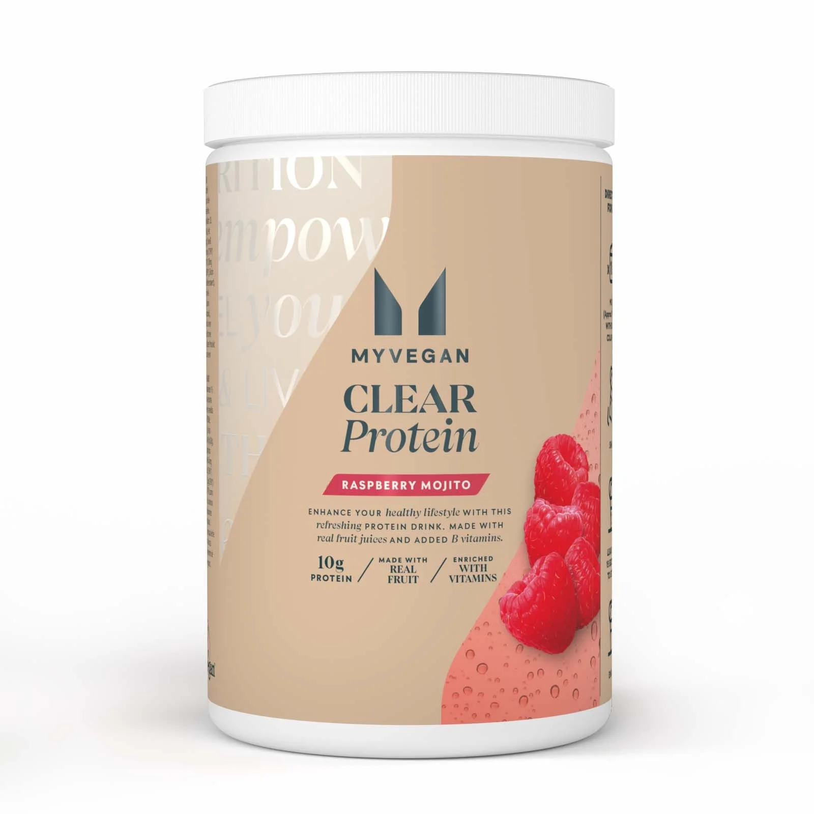 „Clear Vegan Protein“ - 320g - Raspberry Mojito vaizdas 1