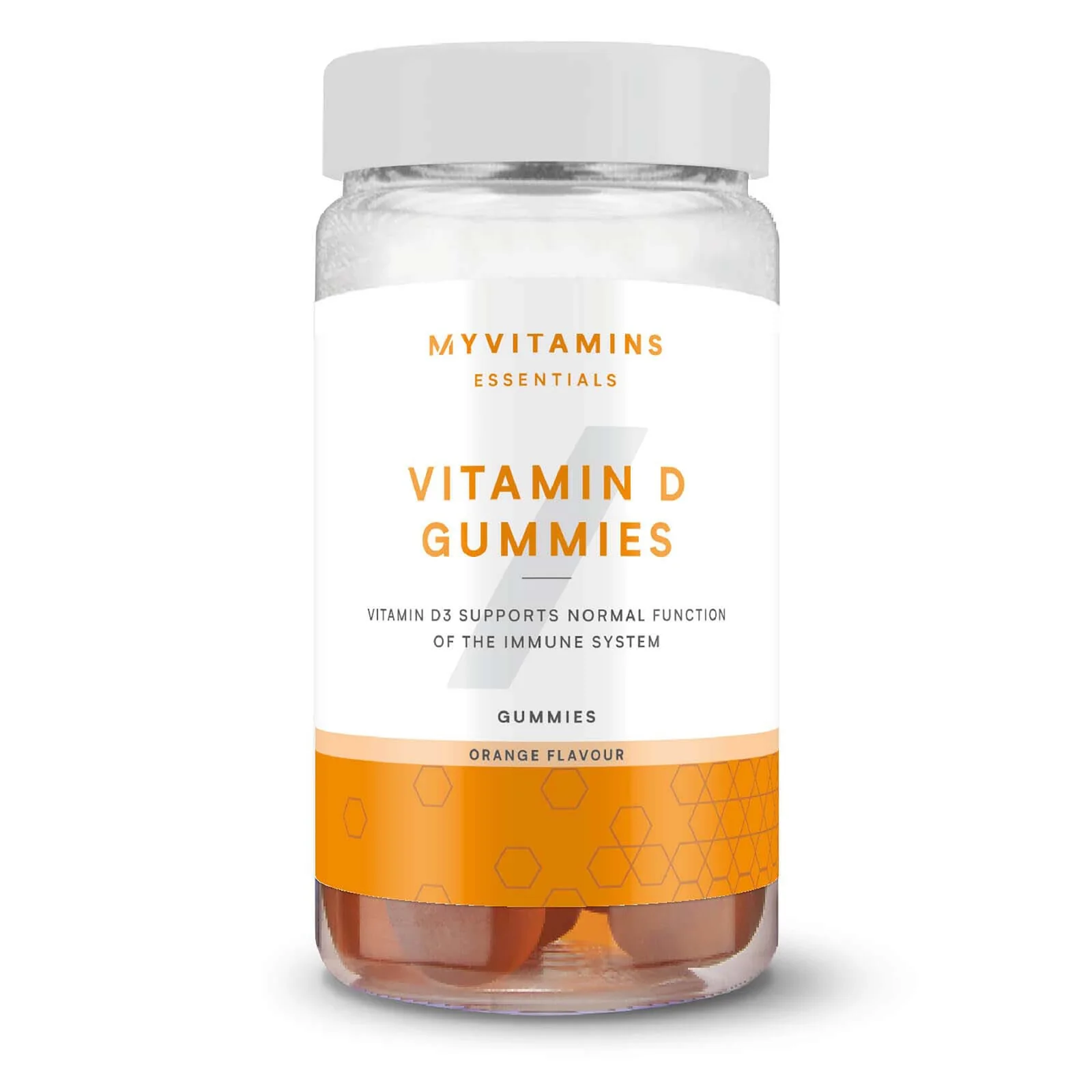 Vitamino D guminukai - 60Porcijos - Oranžinė vaizdas 1