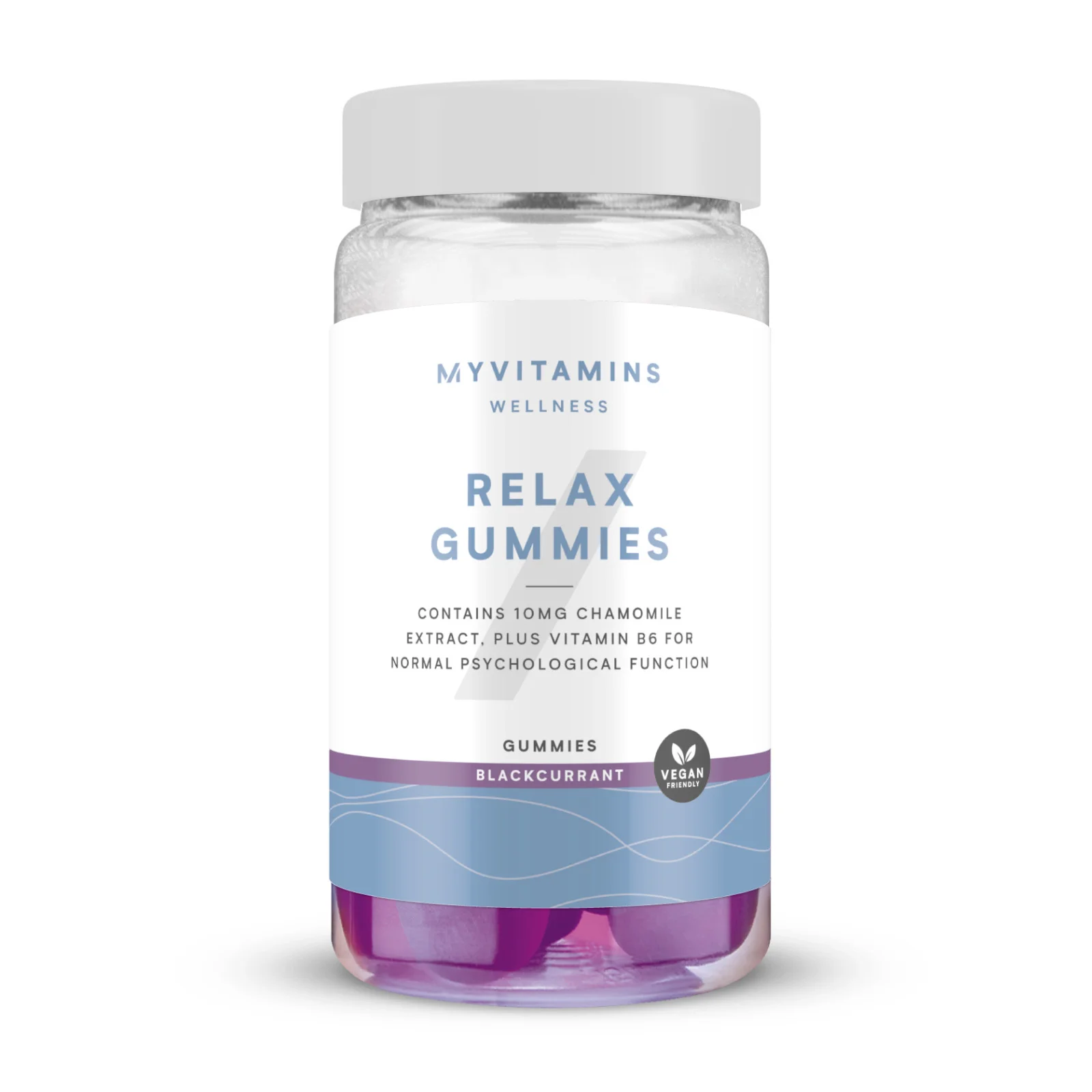 „Relax“ guminukai - 60gummies - Juodųjų serbentų vaizdas 1