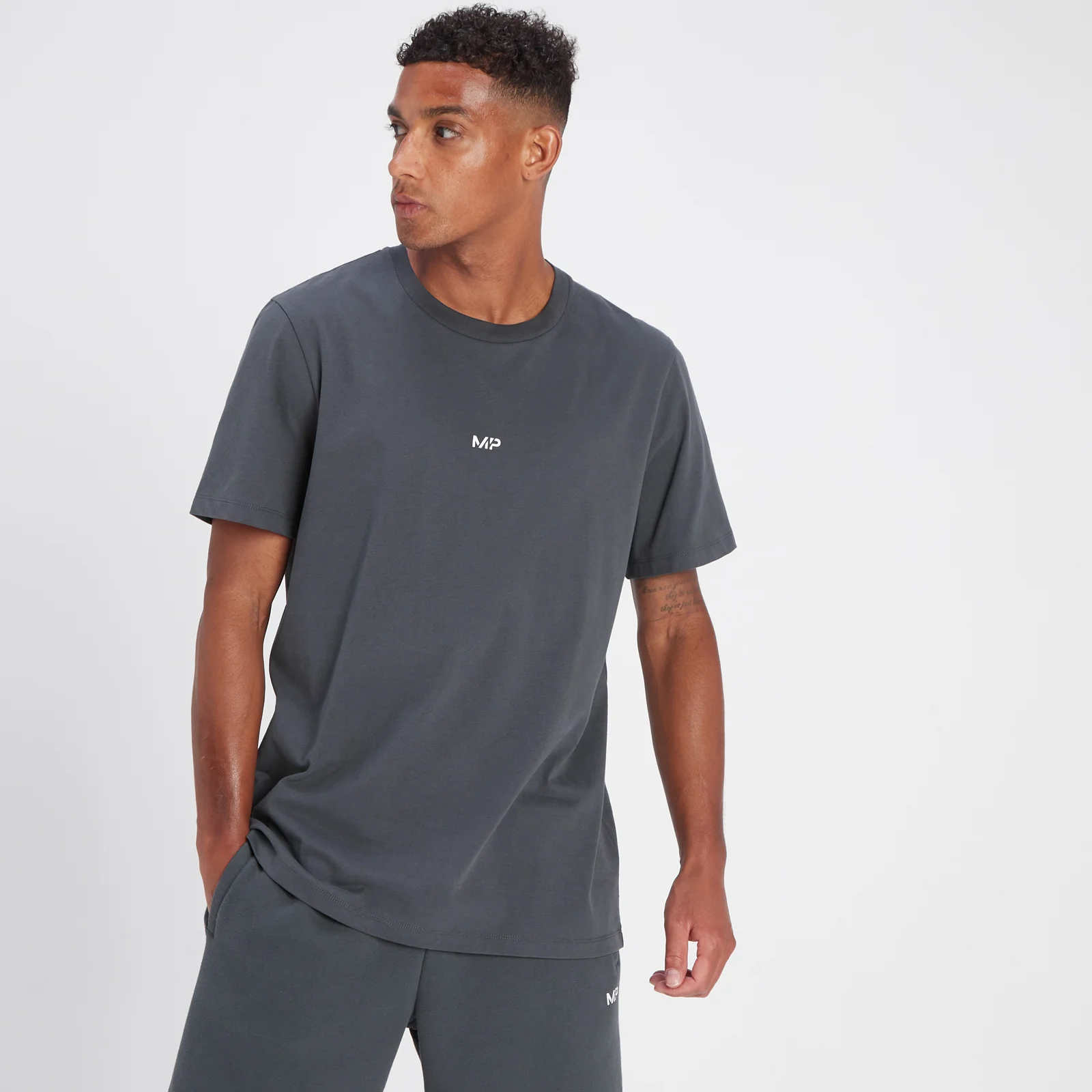 MP vyriški trumparankoviai „Rest Day“ marškinėliai - Kosmoso pilka - XXS vaizdas 1