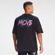 MP vyriški „Retro Oversized Move“ marškinėliai - Juoda