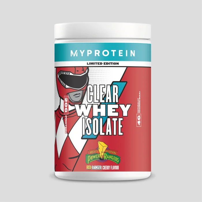„Clear Whey Isolate“ skaidrus išrūgų izoliatas – Power Rangers