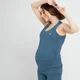 MP moteriški „Power Maternity“ marškinėliai – Dust Blue