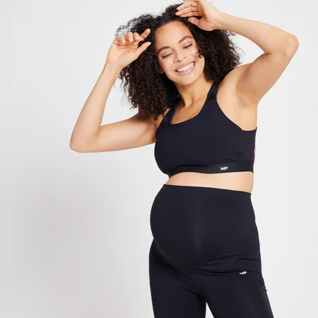 MP moteriška „Power Maternity/ Nursing“ sportinė liemenėlė – Juoda