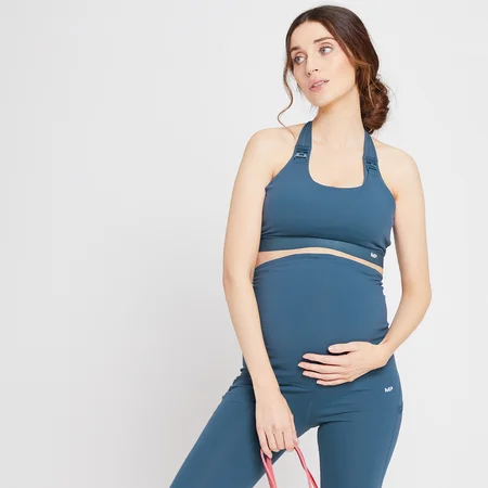 MP moteriška „Power Maternity/ Nursing“ sportinė liemenėlė – Dust Blue
