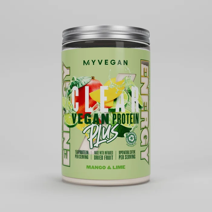 „Clear Vegan Protein Plus“ – Energija