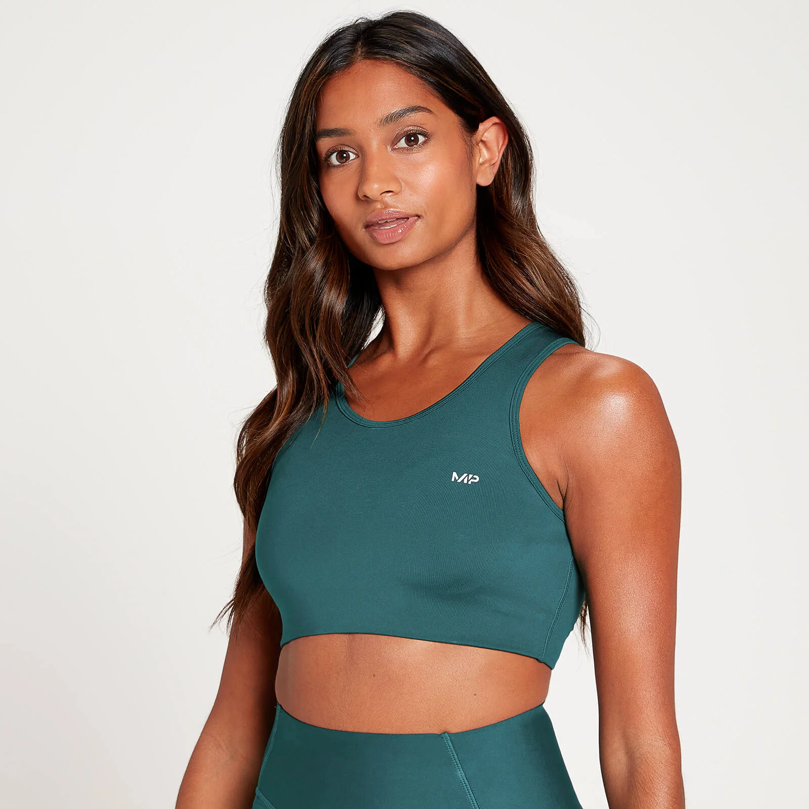 MP moteriška „Sculpt Laser Cut“ sportinė liemenėlė – Pine - XS vaizdas 1