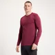 MP Vyriška "Tempo Ultra Seamless" marškinėliai ilgomis rankovėmis – Merlot vyno