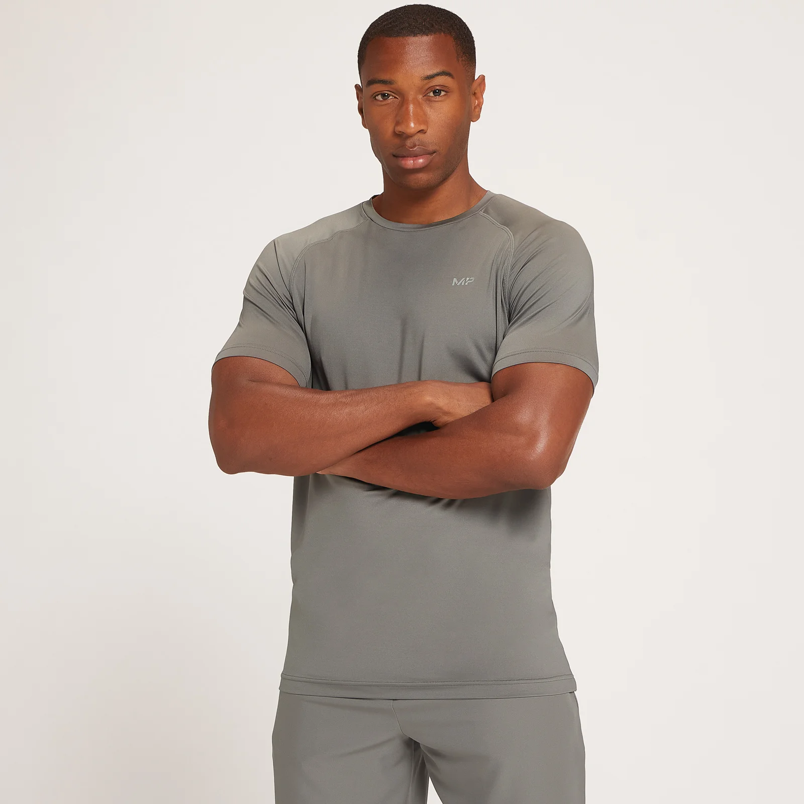 MP vyriški „Repeat MP Graphic Training“ marškinėliai trumpomis rankovėmis – Anglies - XXS vaizdas 1