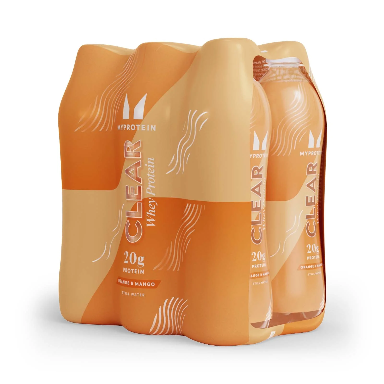 Skaidrus baltymų vanduo - RTD (6 vnt.) - 6 Pack - Orange & Mango vaizdas 1