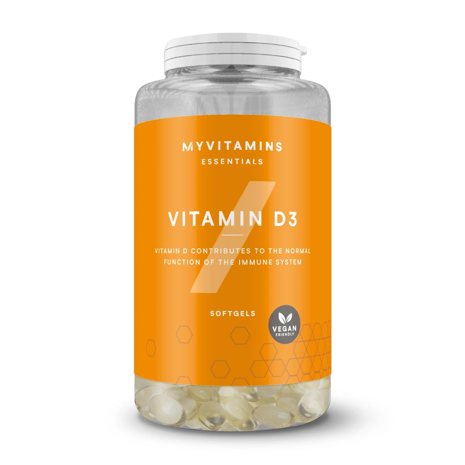 Veganiškos vitamino D minkštos kapsulės - 180minkštosios kapsulės - Be skonio vaizdas 1