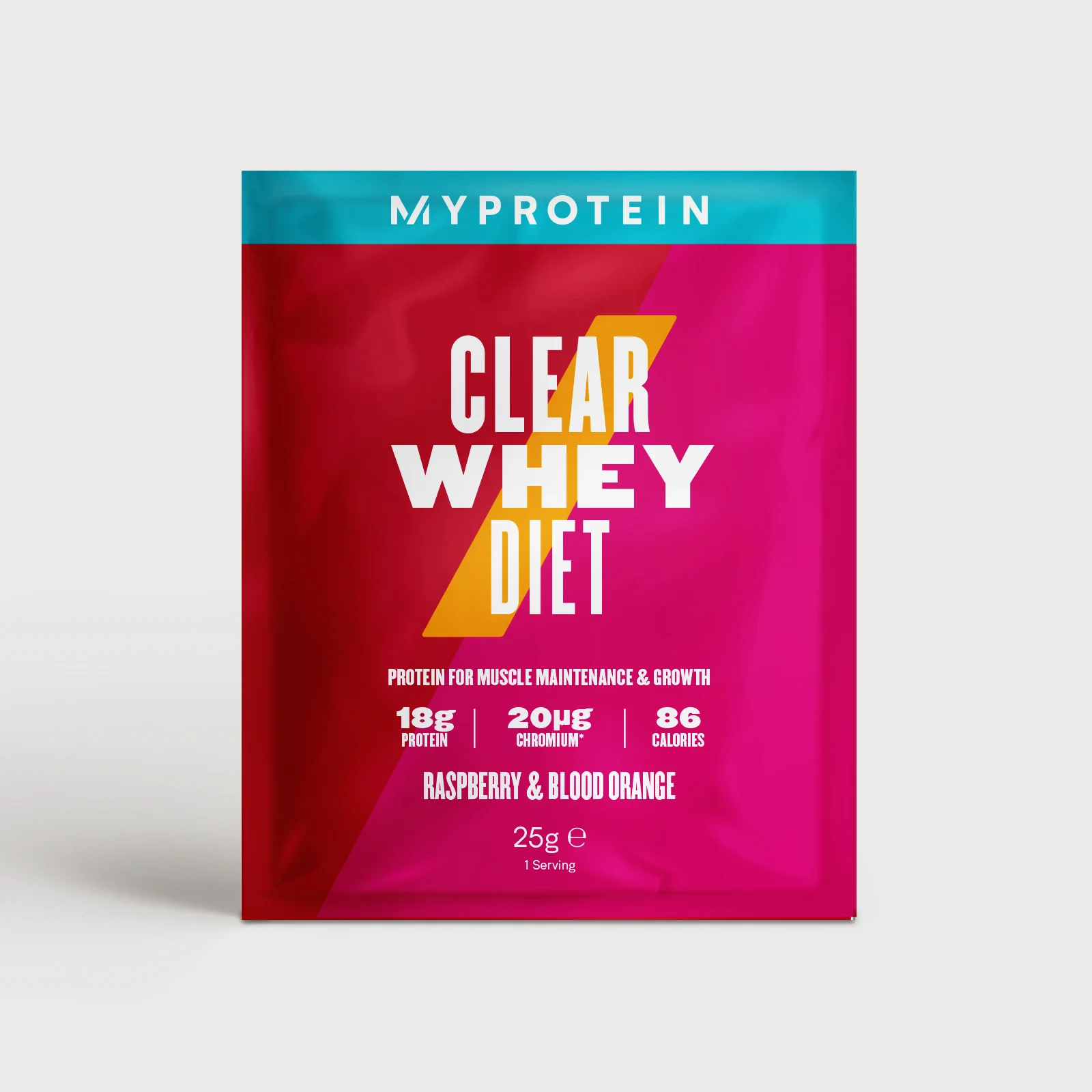 Myprotein Clear Diet Whey (Sample) - 25g - Raspberry & Blood Orange vaizdas 1