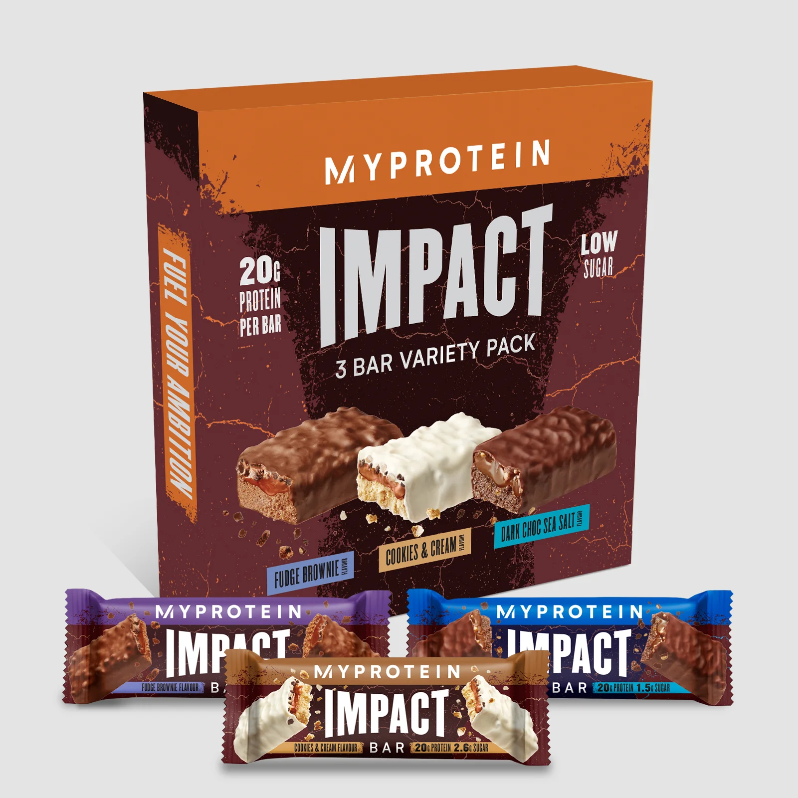 Myprotein Impact Protein Bar Discovery Box - 3 x 64g vaizdas 1