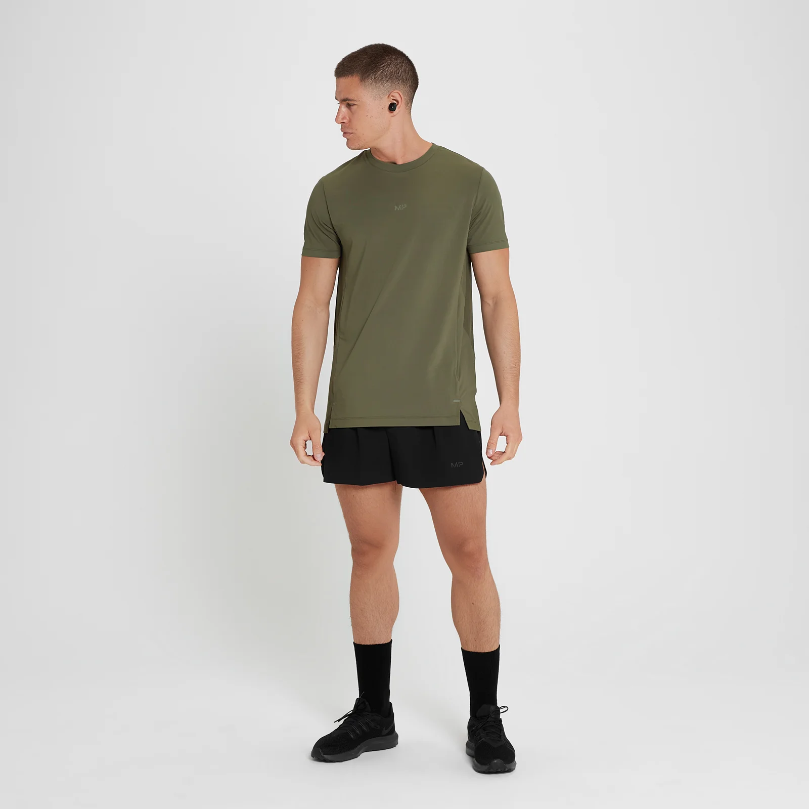 MP vyriški „Velocity Ultra“ 8 cm ilgio šortai – Juoda - XXS vaizdas 1