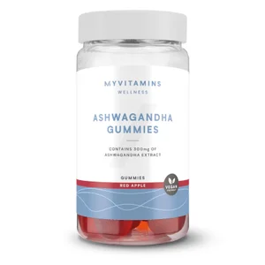 Ašvagandos guminukai (60 guminukų) - Flavour Red Apple (Extra Strength)