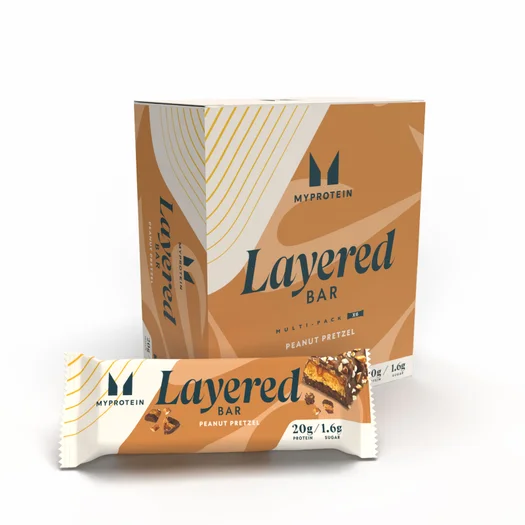 6 sluoksnių baltyminiai batonėliai - 6 x 60g - Chocolate Peanut Pretzel