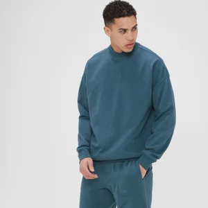 MP vyriškas „Adapt Crew Neck“ megztinis – Dūmų mėlyna - Size XS