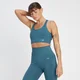 MP moteriška „Tempo Ultra Seamless“ besiūlė sportinė liemenėlė – Dūmų mėlyna
