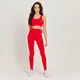 Riboto leidimo MP moteriškas Tempo Seamless sportinis kostiumas - raudona
