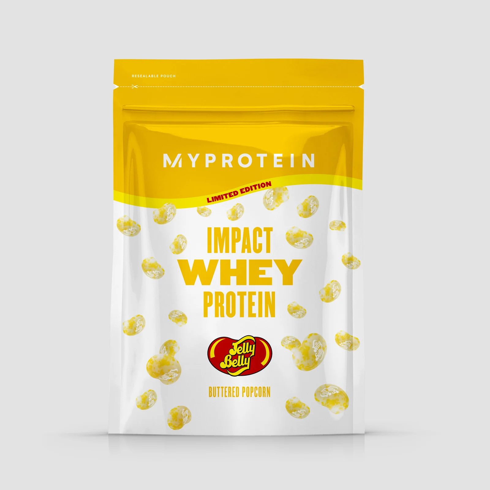 „Impact“ išrūgų baltymai - Jelly Belly® leidimas - 40servings - Buttered Popcorn vaizdas 1