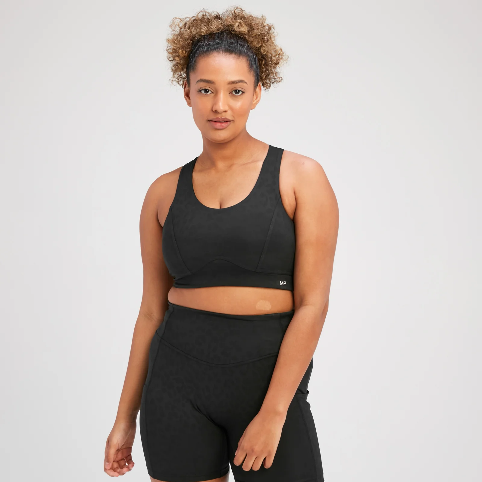 MP moteriška „Tempo Animal“ sportinė liemenėlė – Juoda - XS vaizdas 1