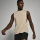 MP vyriški berankoviai marškinėliai „Tempo Washed Drop Armhole“ – Bluki akmens