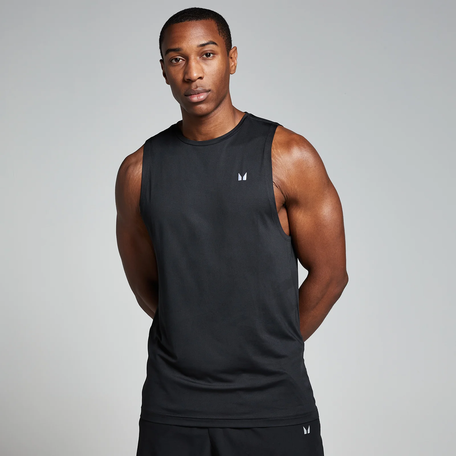 MP Men's Training Tank Top - Black - XXS vaizdas 1