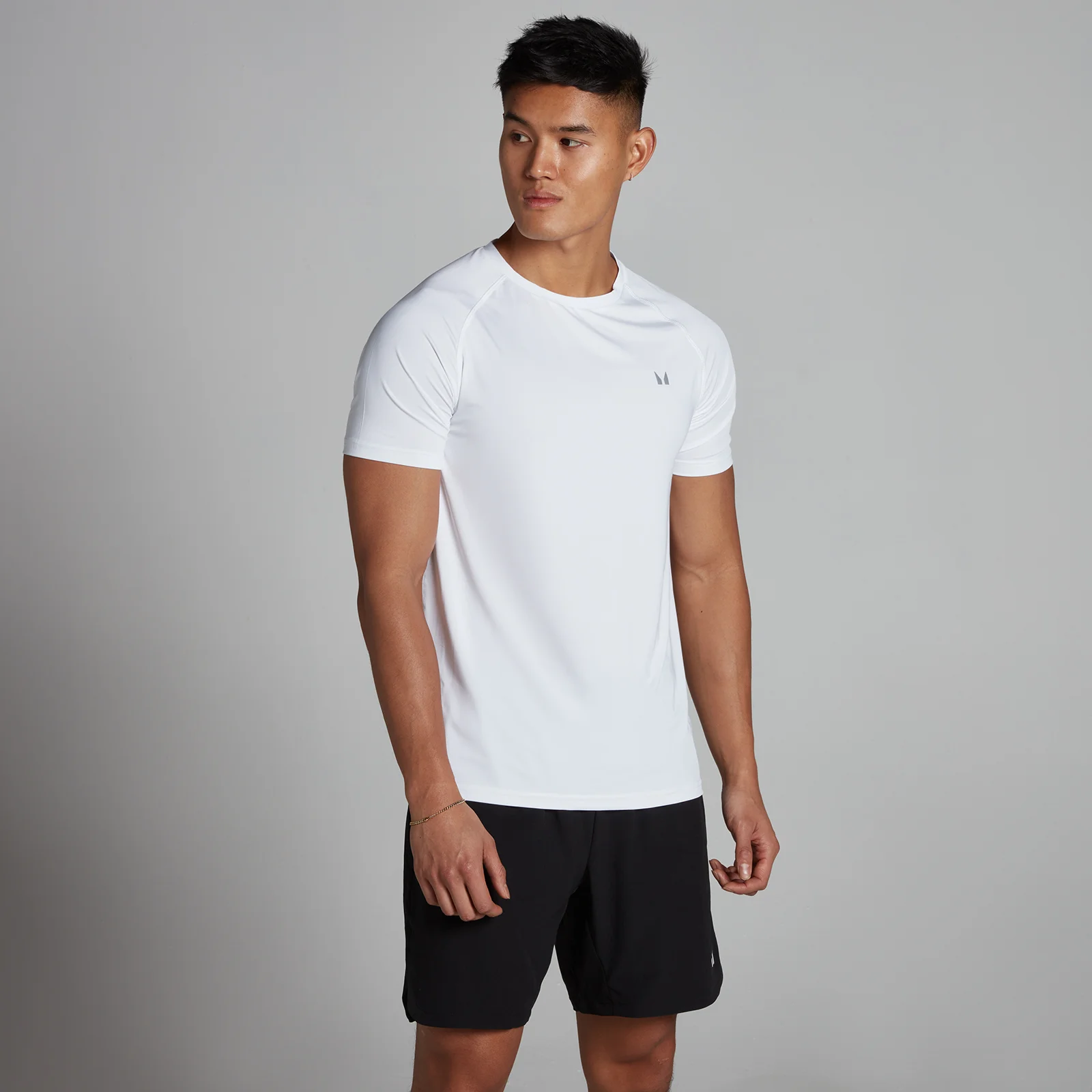 MP Men's Training Short Sleeve T-Shirt - White - XXS vaizdas 1