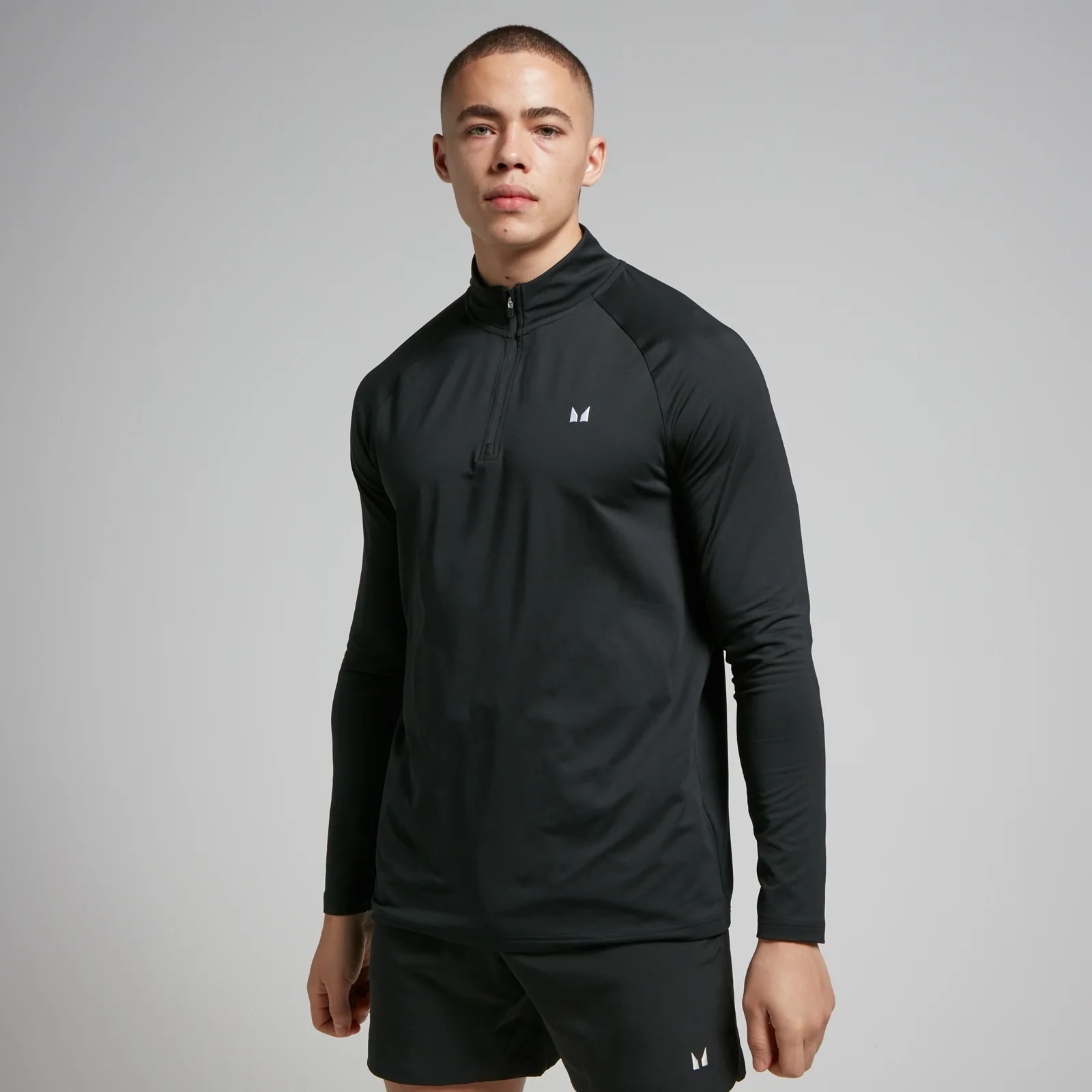 MP Men's Training 1/4 Zip - Black - XXS vaizdas 1