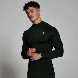 MP Men's Training High Neck Long Sleeve Baselayer - Black - Size S