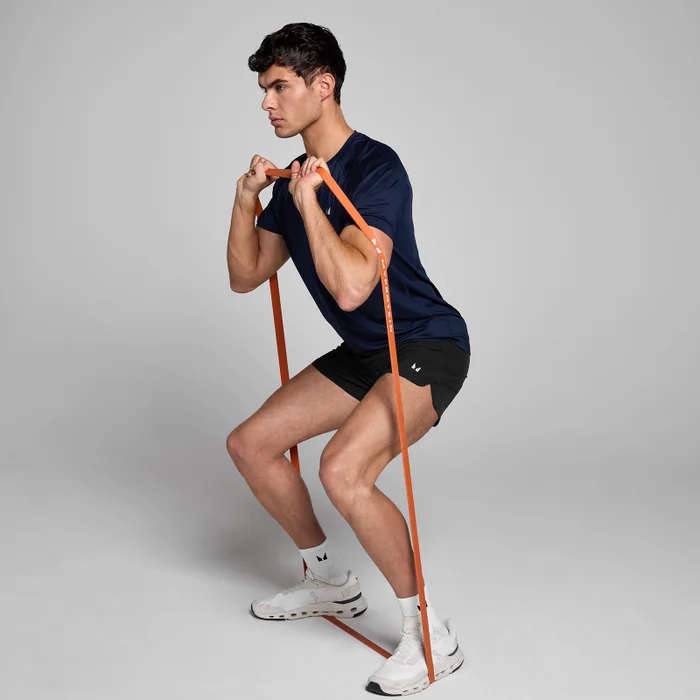 „Myprotein“ pasipriešinimo juosta – Viena juosta (11-36 kg) – Deginta oranžinė