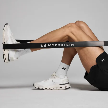 „Myprotein“ pasipriešinimo juosta – Viena juosta (23-54kg) – Juoda