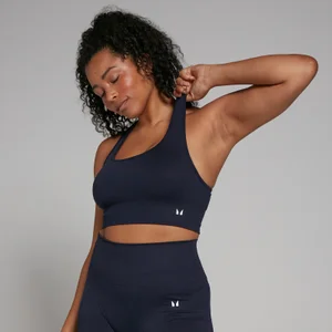 MP Women's Shape Seamless Sports Bra - Navy - Size XXS