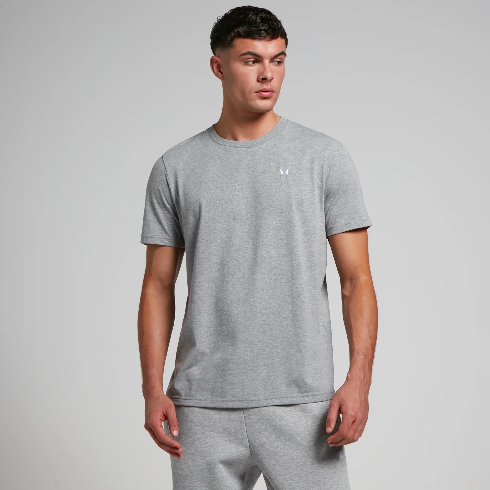 MP Men's Rest Day Short Sleeve T-Shirt - Grey Marl - S vaizdas 1
