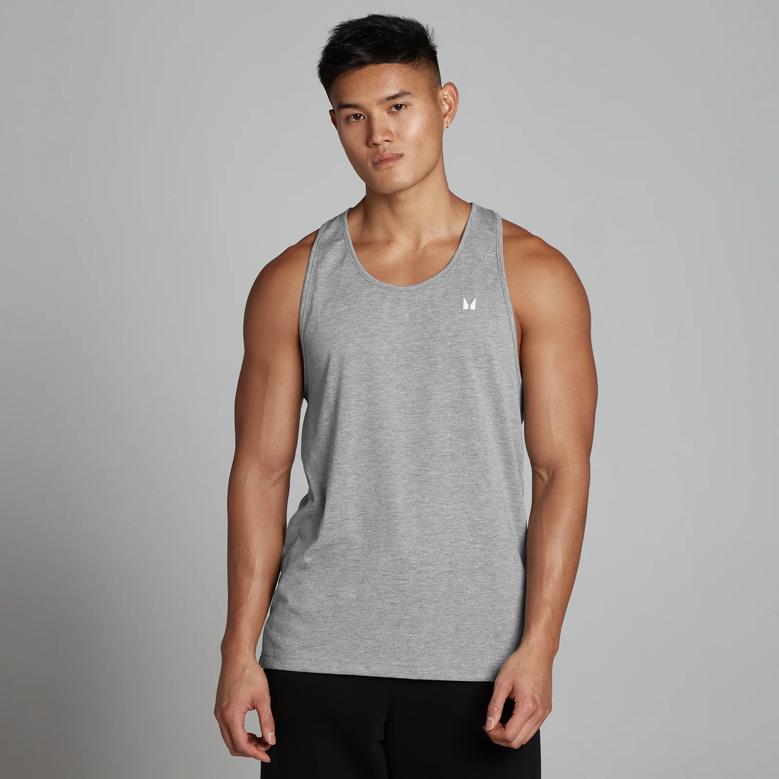 MP Men's Cotton Vest - Grey Marl - XL vaizdas 1