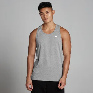 MP Men's Cotton Vest - Grey Marl - Size XXS