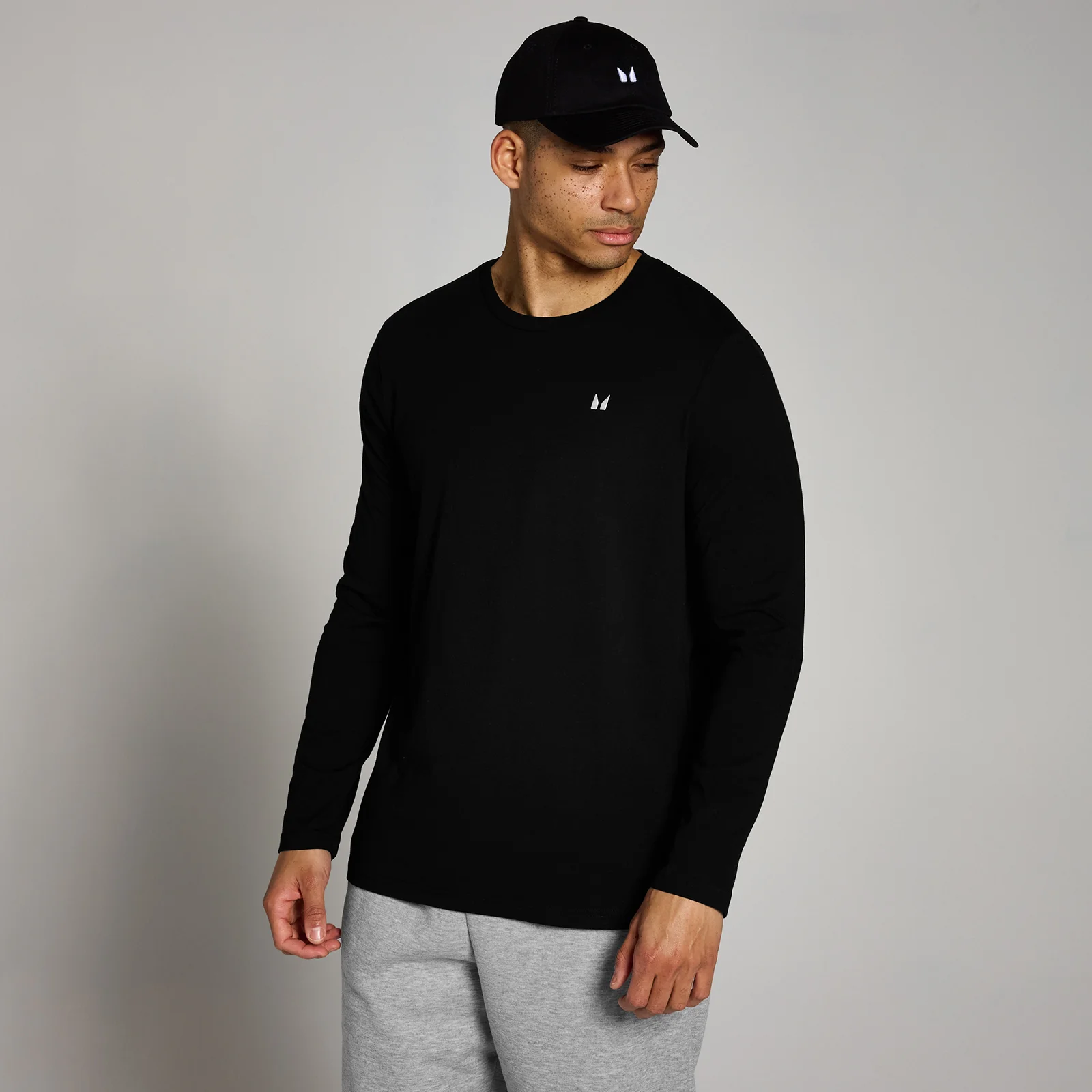 MP Men's Rest Day Long Sleeve Top - Black - XS vaizdas 1